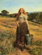 Sir John Everett Millais The Farmers Daughter Sweden oil painting artist
